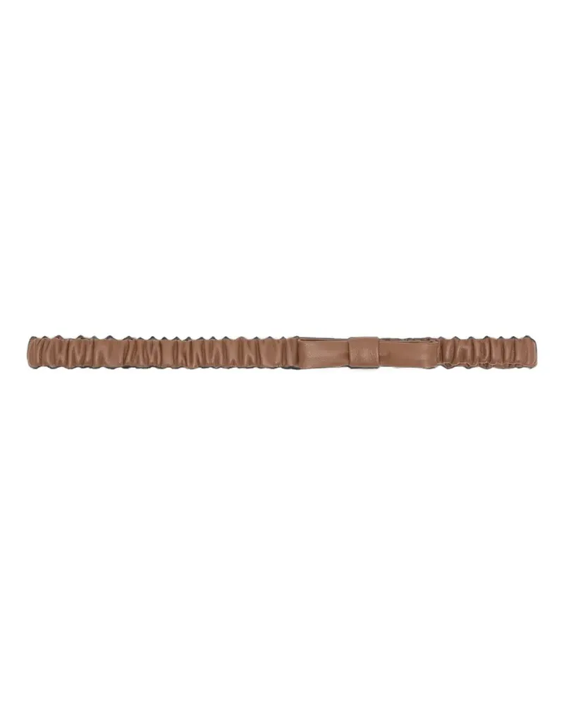 Dorothee Schumacher Feminine Edge Gürtel aus Stretch-Leder - Nude Nude