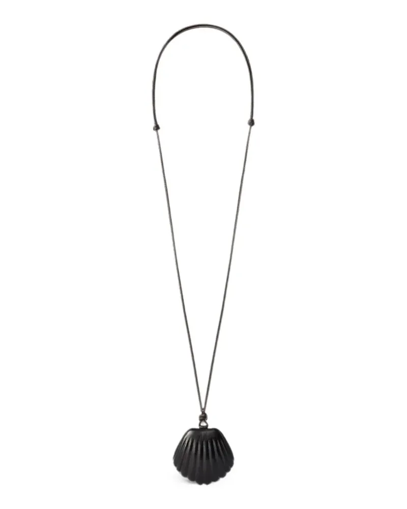 Christophe Lemaire x Carlos Peñafiel Spiegel aus patiniertem Kalbsleder - Braun Braun