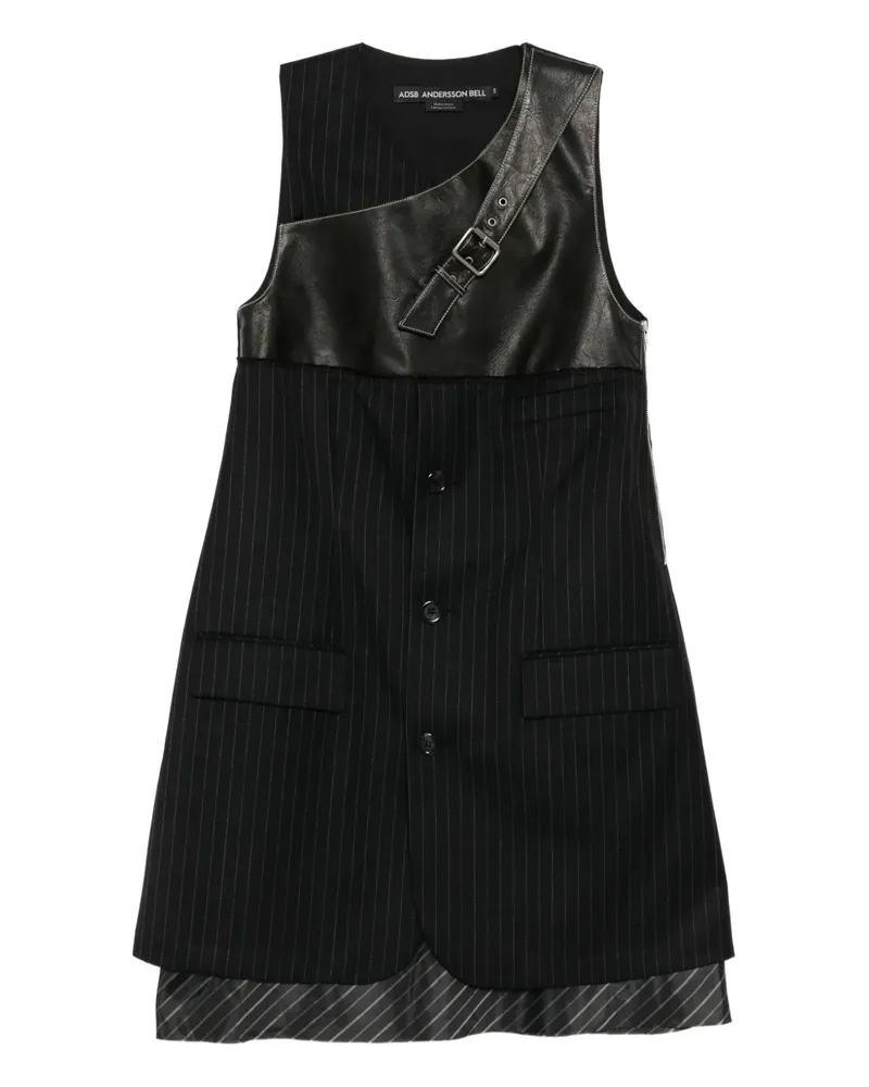 Andersson Bell Kleid mit Sakko-Schnitt - Schwarz Schwarz