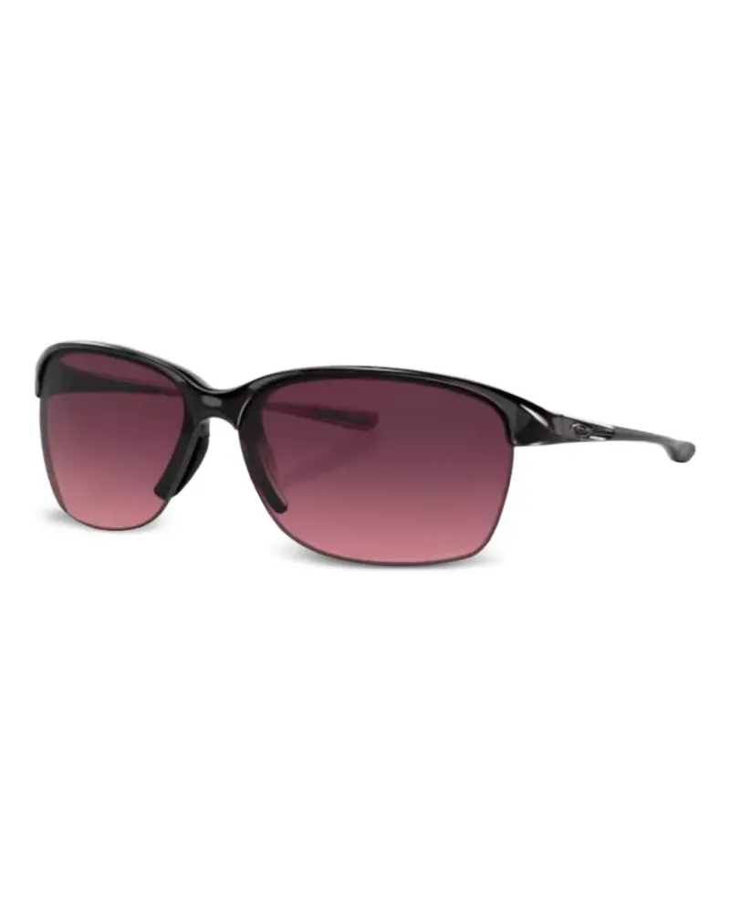 Oakley Sonnenbrille mit eckigem Gestell - Schwarz Schwarz