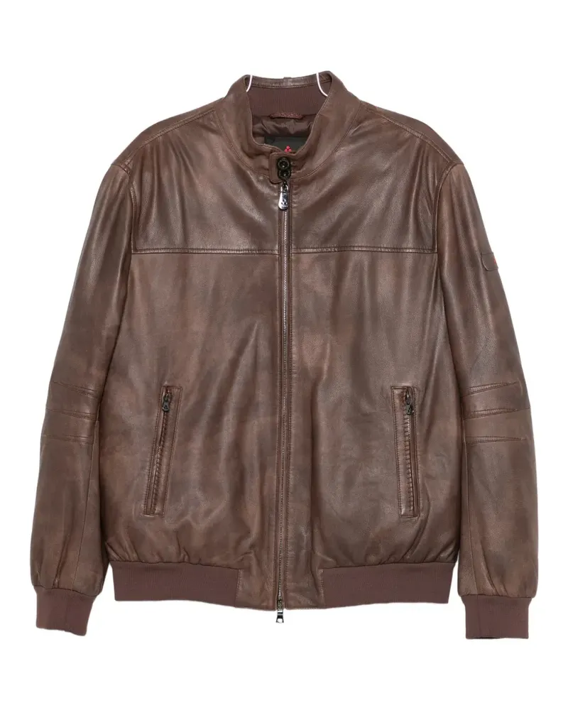 Peuterey Fionia Lederjacke - Braun Braun