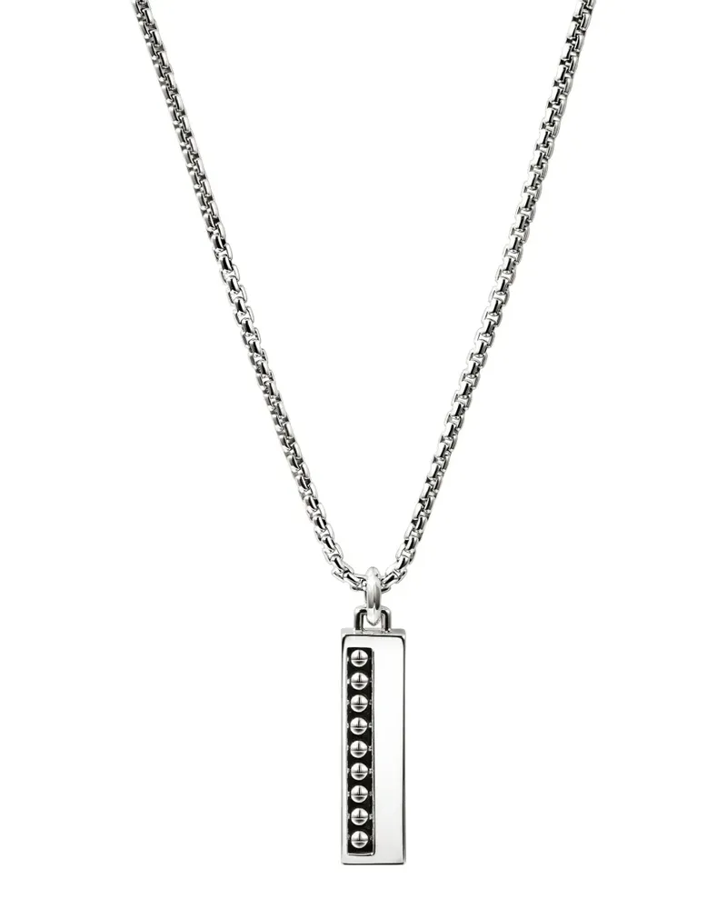 John Hardy nailhead rag necklace - Silber Silber