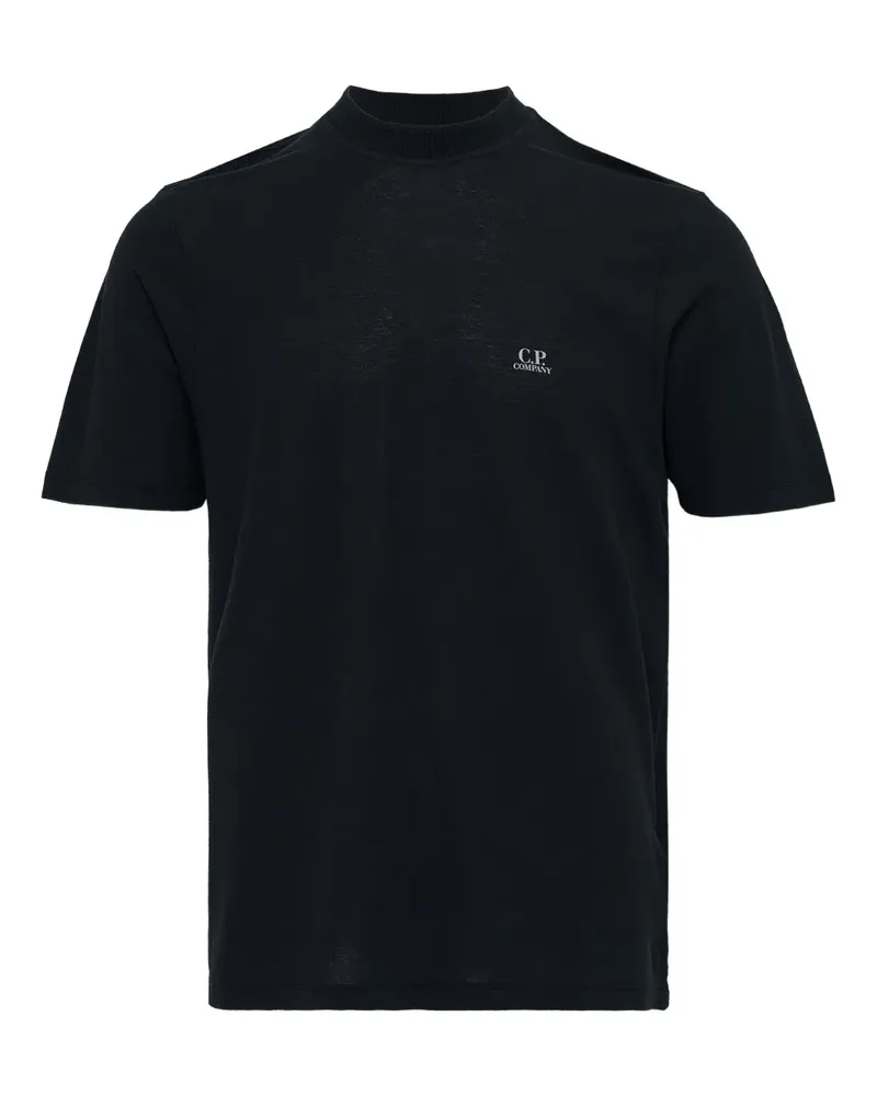 C.P. Company T-Shirt mit Logo - Schwarz Schwarz