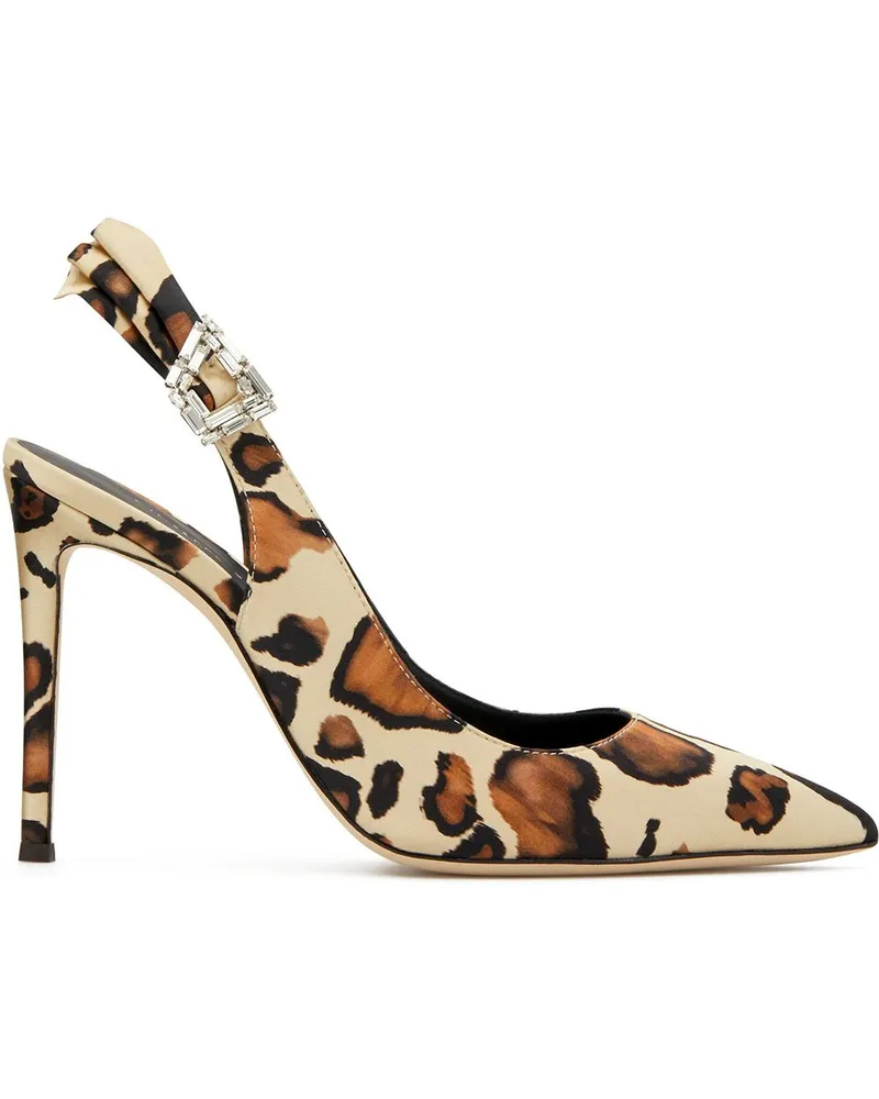 Giuseppe Zanotti Pumps mit Leoparden-Print Nude