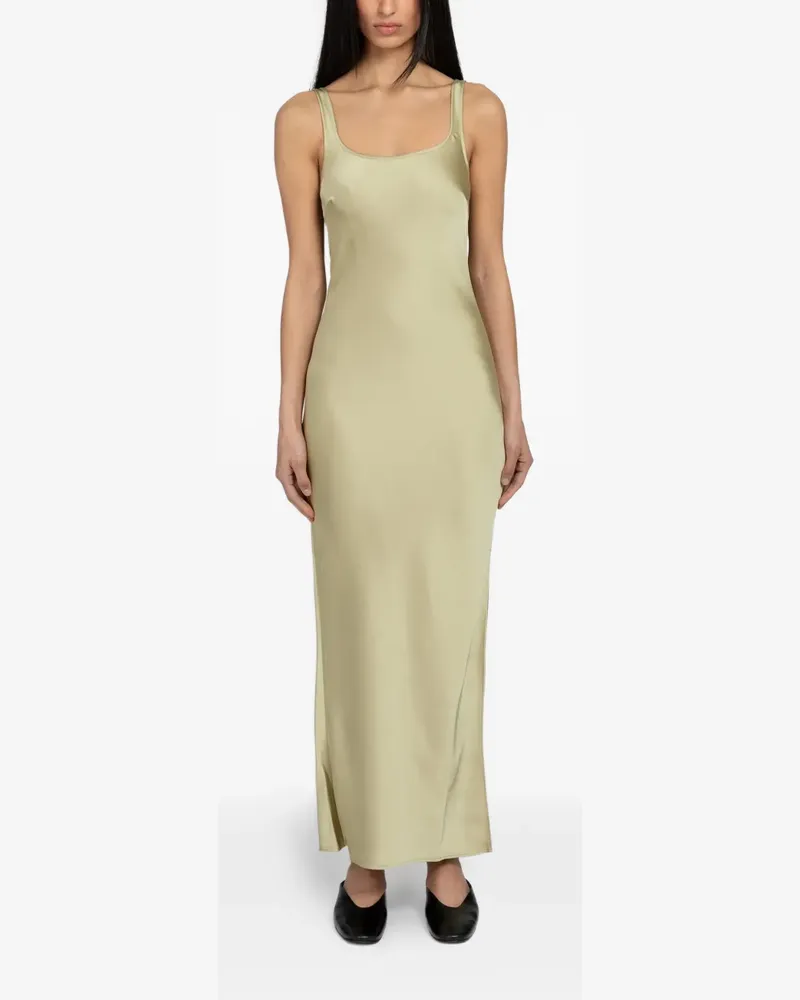 Samsøe & Samsøe Sunna side-slit dress - Grün Grün