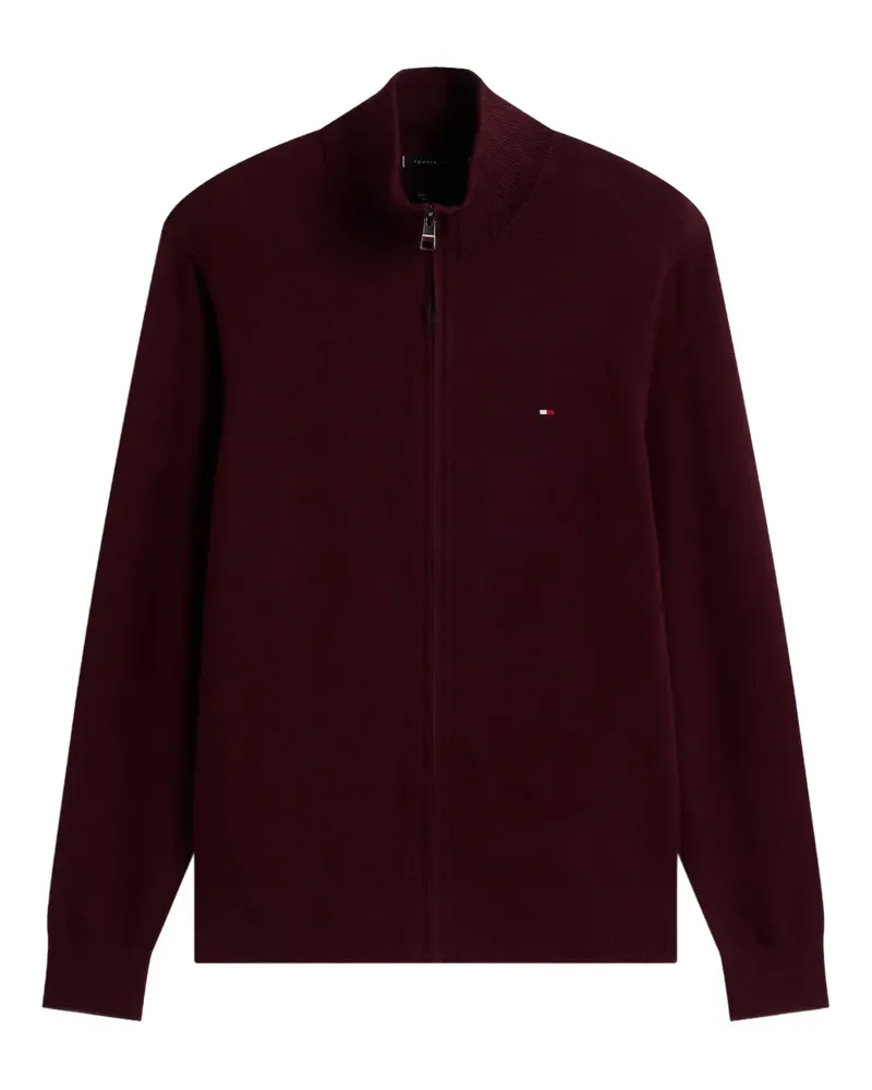 Tommy Hilfiger Cardigan mit Reißverschluss - Rot Rot