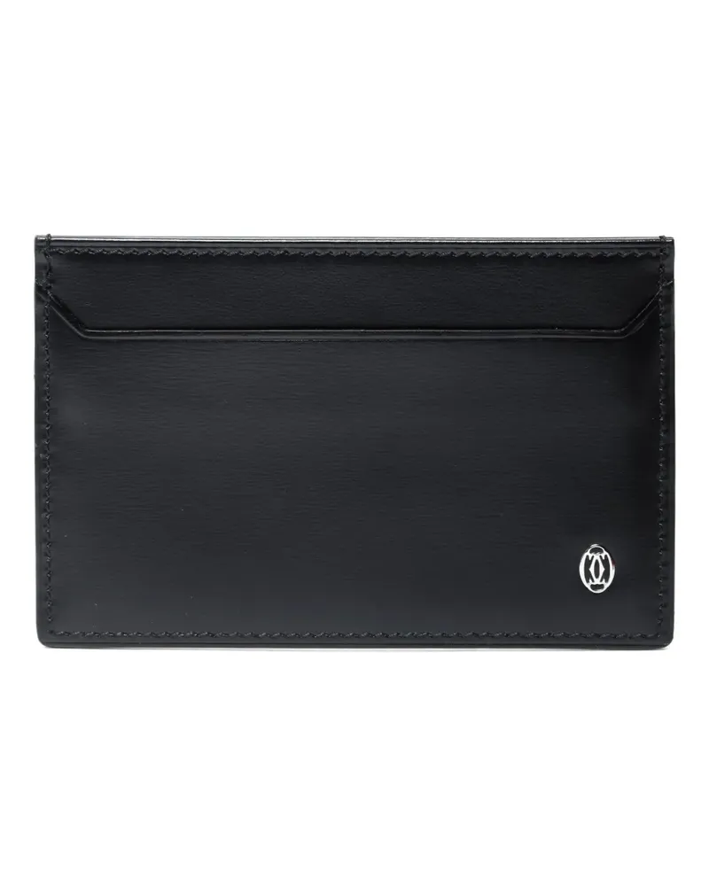 Cartier 2000s logo-detail card holder - Schwarz Schwarz