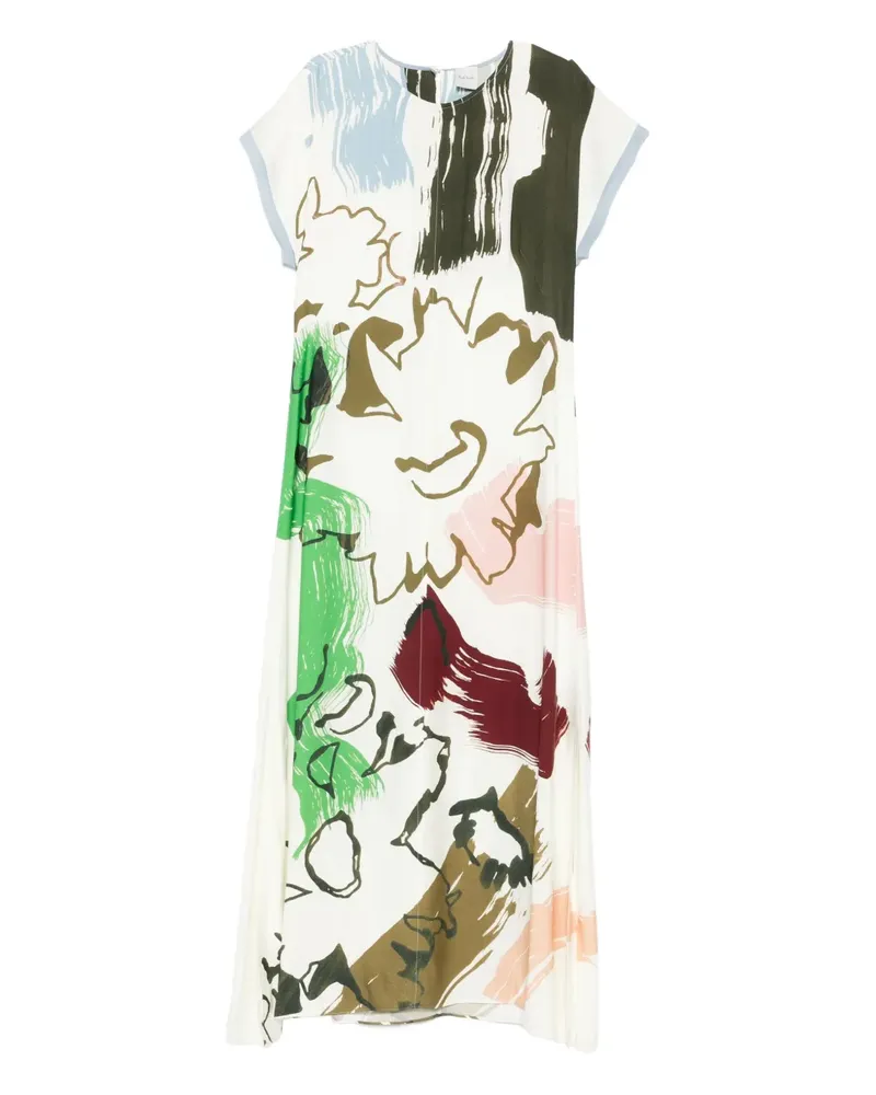 Paul Smith Kleid mit abstraktem Print - Nude Nude