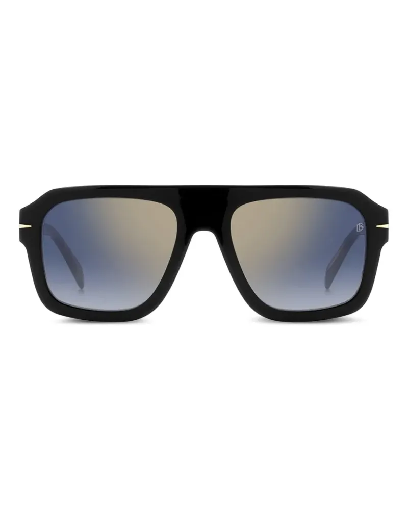 EYEWEAR by DAVID BECKHAM geometric-frame sunglasses - Schwarz Schwarz