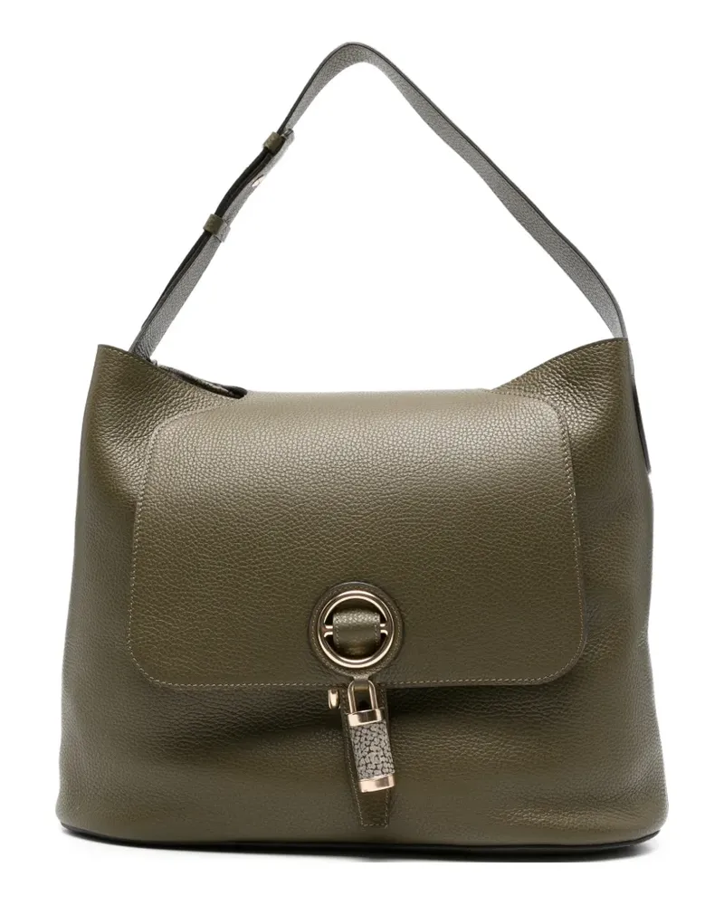 Borbonese mediu Premier shoulder bag - Grün Grün