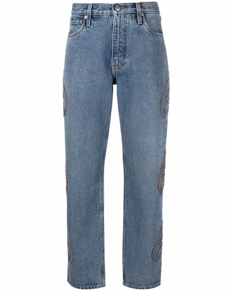Etro Jeans mit Strass - Blau Blau
