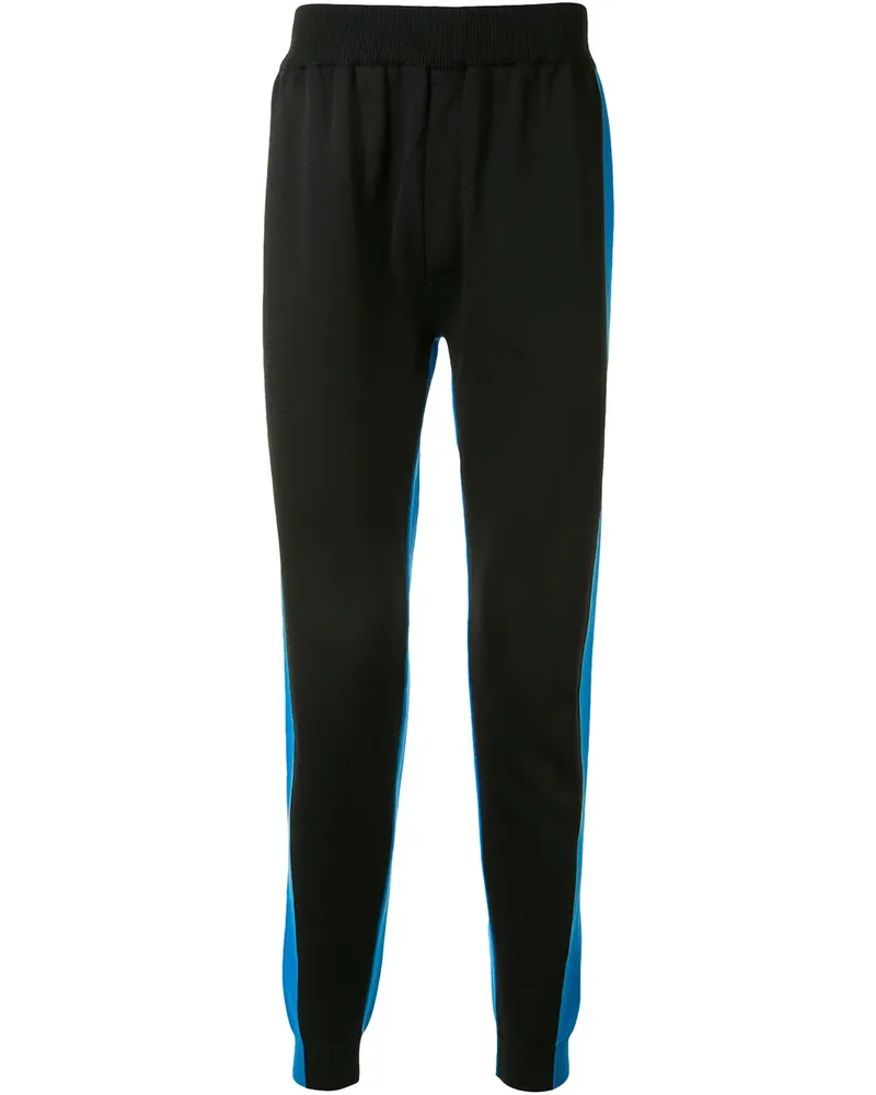 Kenzo Zweifarbige Jogginghose - Schwarz Schwarz