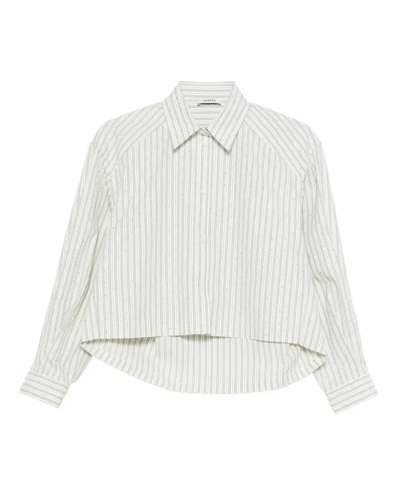 Sandro Langärmeliges Hemd - Weiß Weiß