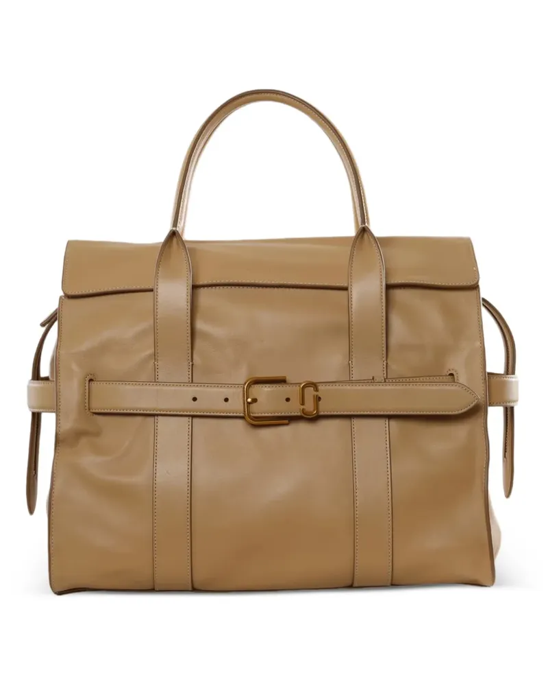 Marc Jacobs The Dakota belted-detail tote bag - Nude Nude