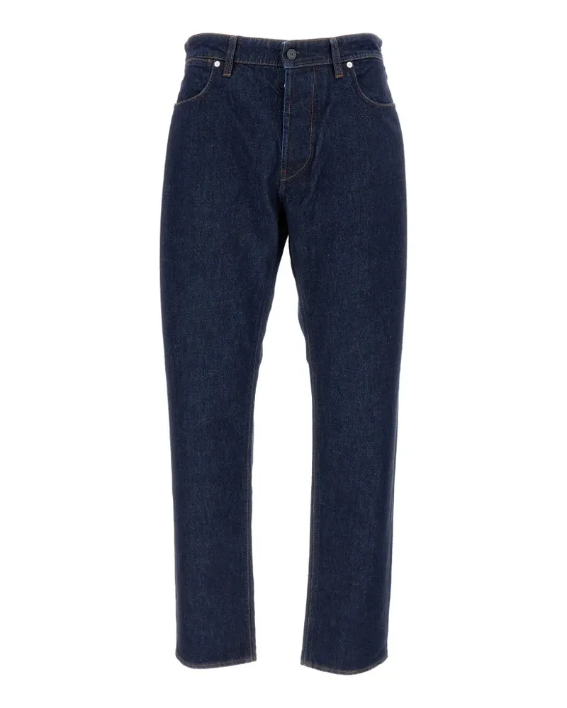 Stone Island J100005 indigo denim-rinsed jeans - Blau Blau