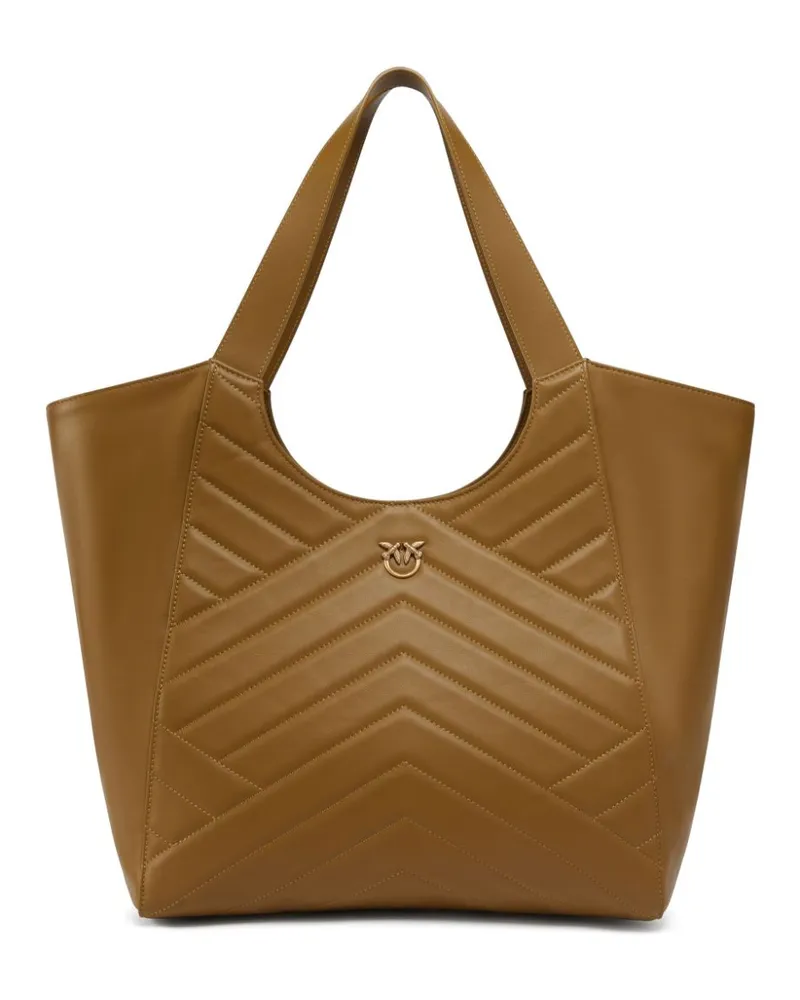 Pinko Gesteppte Handtasche - Braun Braun
