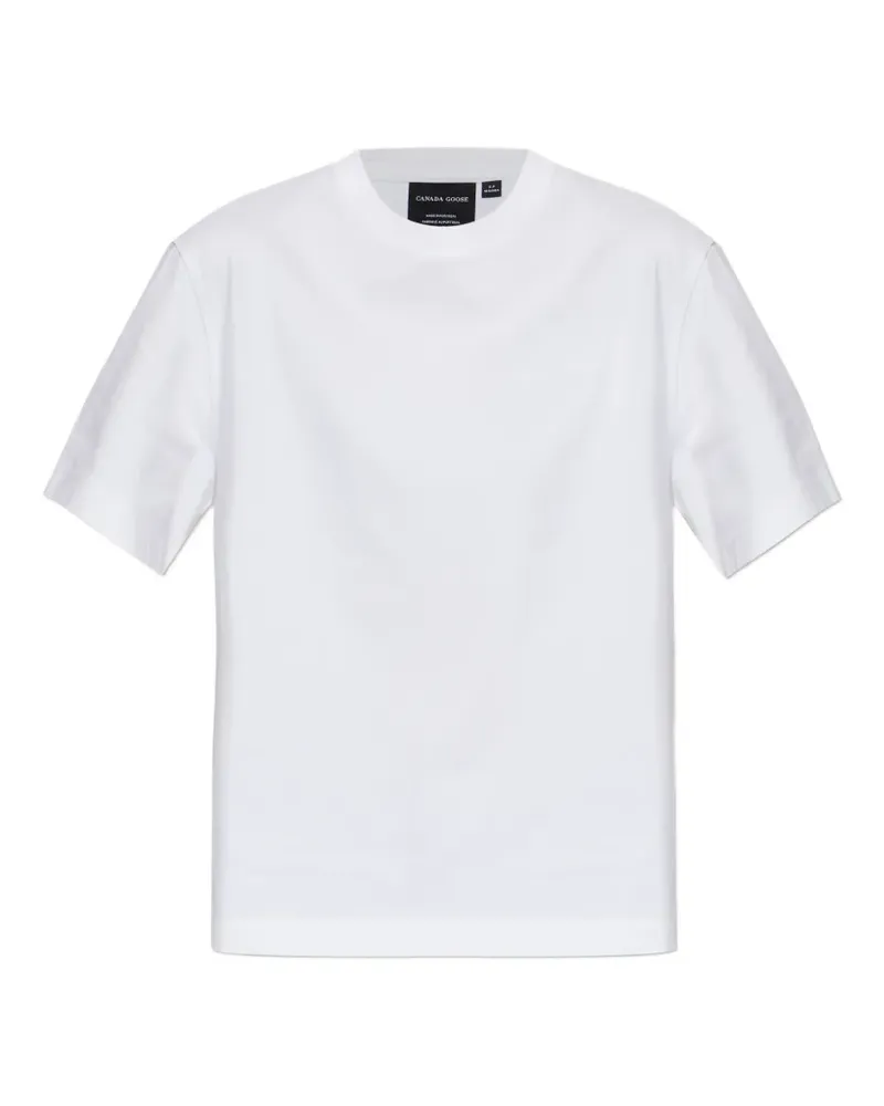 Canada Goose embossed-logo T-shirt - Weiß Weiß