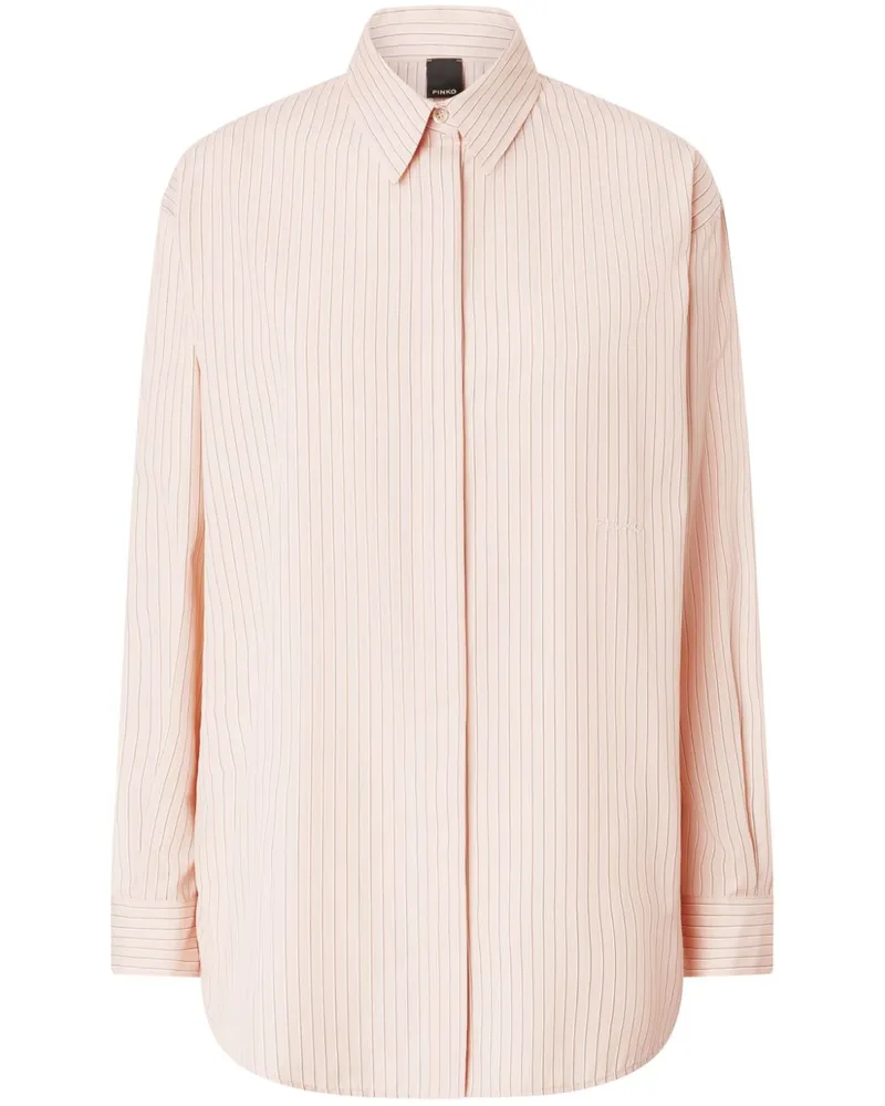 Pinko Gestreiftes Hemd - Rosa Rosa