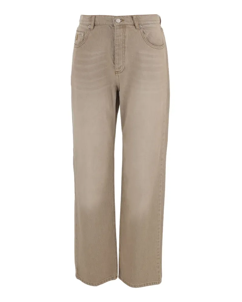 By Malene Birger washed-finish straight-leg jeans - Nude Nude