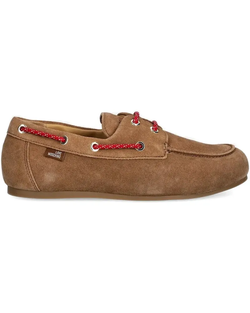 Moschino Loafer aus Wildleder - Braun Braun