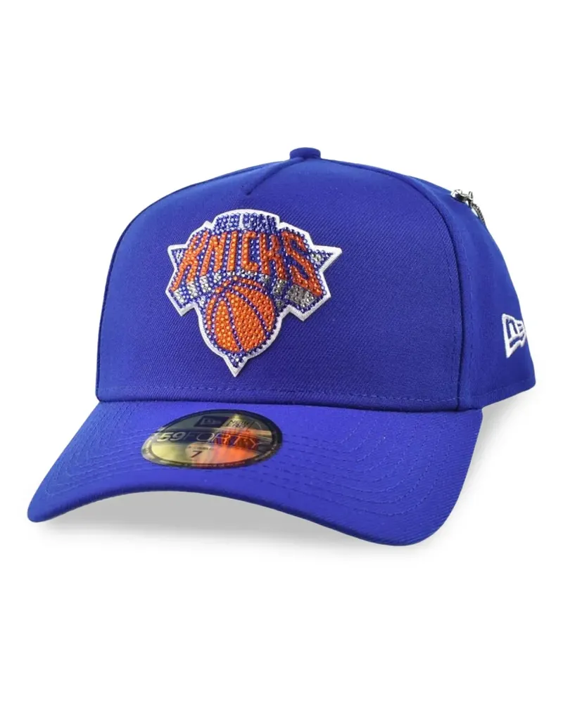 New Era 59FORTY NBA26 Draft New York Knicks Baseballkappe mit Strass - Blau Blau