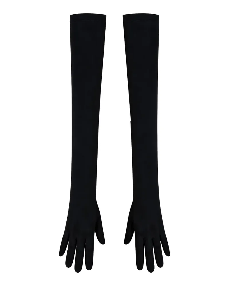 Gloria Coelho Lange Handschuhe - Schwarz Schwarz