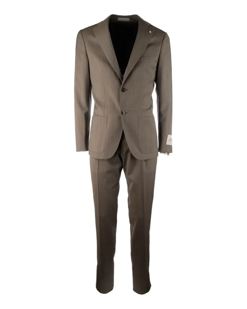 Corneliani pinstripe-print suit - Grau Grau