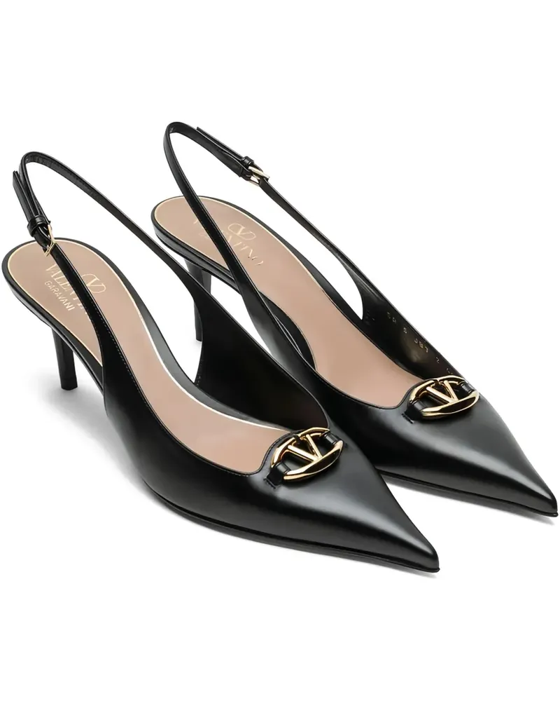 Valentino Garavani VLogo The Bold Edition Slingback-Pumps 60mm - Schwarz Schwarz