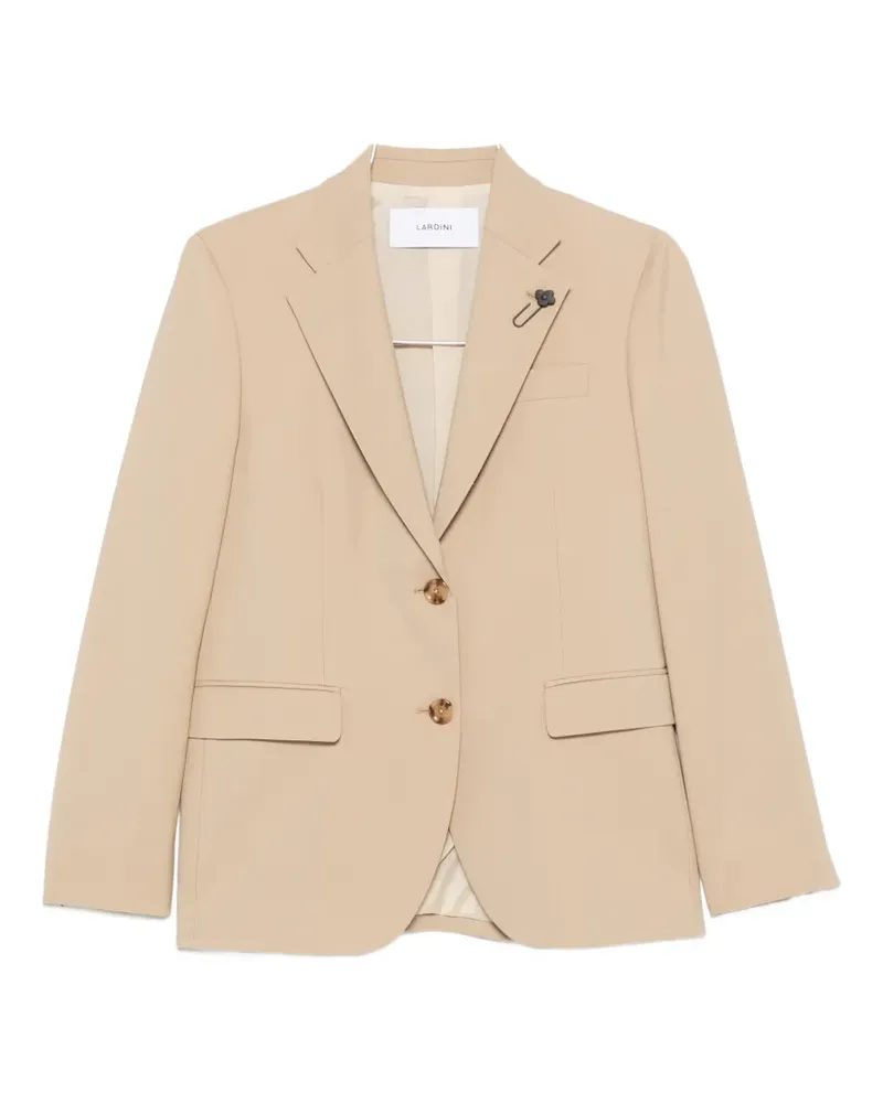 LARDINI Rocco flower-detail blazer - Nude Nude