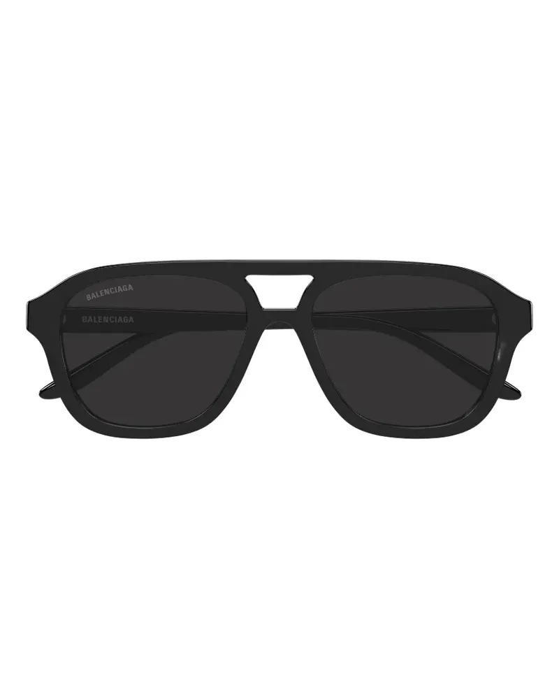 Balenciaga Daily Pilotenbrille - Schwarz Schwarz
