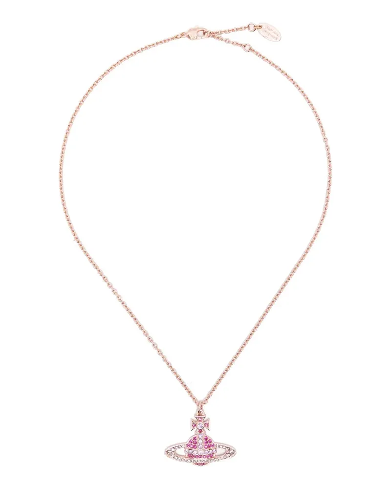 Vivienne Westwood Kika-pendant crystal necklace - Rosa Rosa