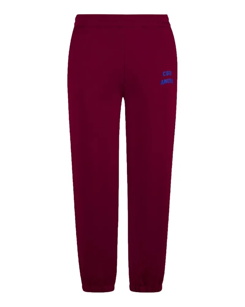 Giada Benincasa Ciao Amore Jogginghose mit Logo - Rot Rot