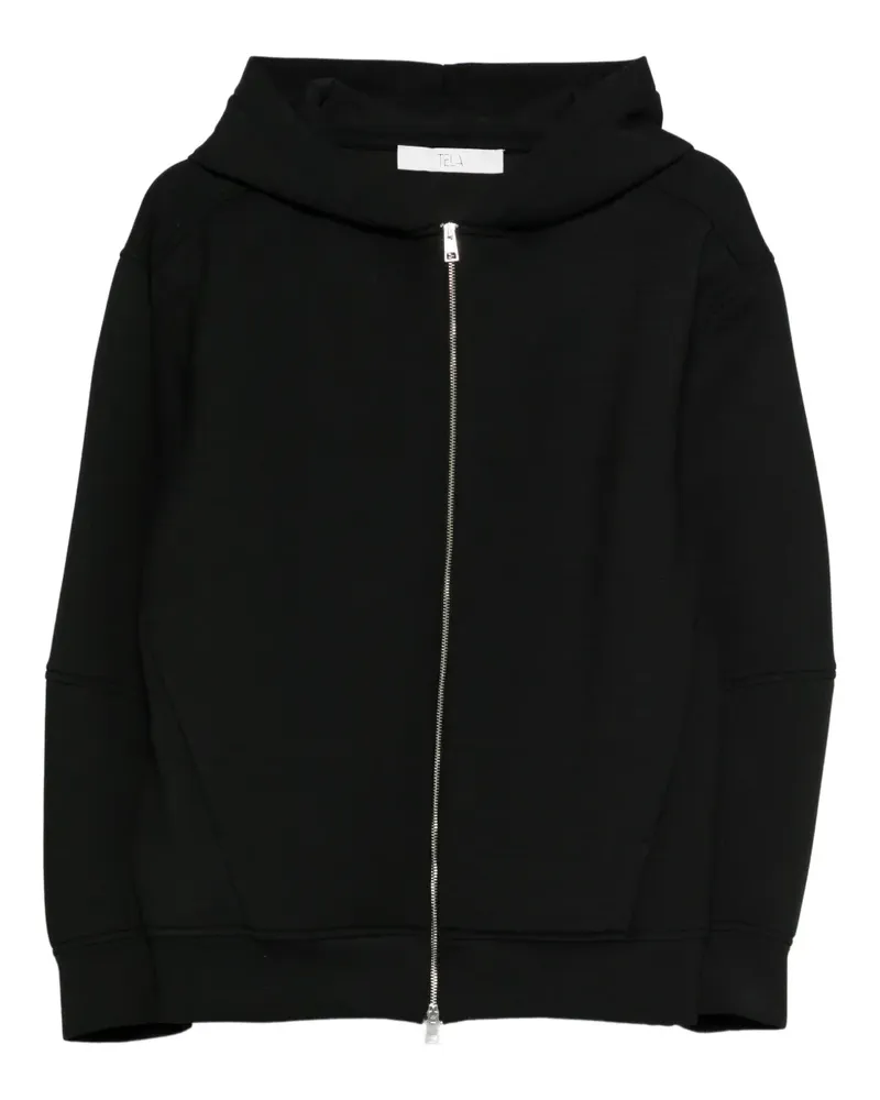 TELA Hoodie aus Jersey - Schwarz Schwarz