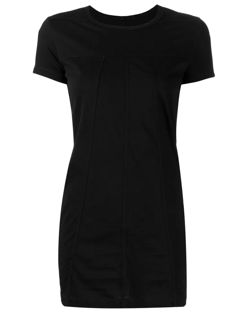 Rick Owens T-Shirt mit Kontrasteinsätzen - Schwarz Schwarz