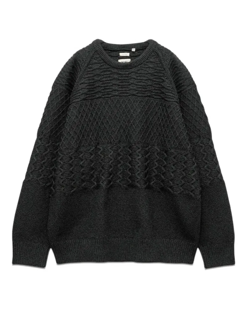 nanamica Strukturierter Pullover - Schwarz Schwarz