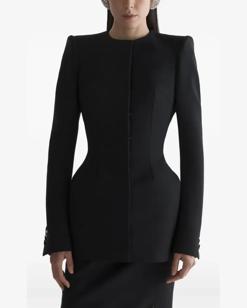 Thierry Mugler Hourglass Jacke - Schwarz Schwarz