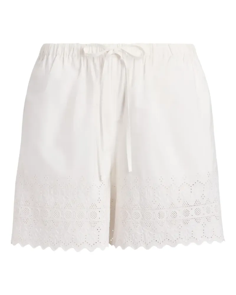 Ralph Lauren Shorts mit Wellensaum - Weiß Weiß