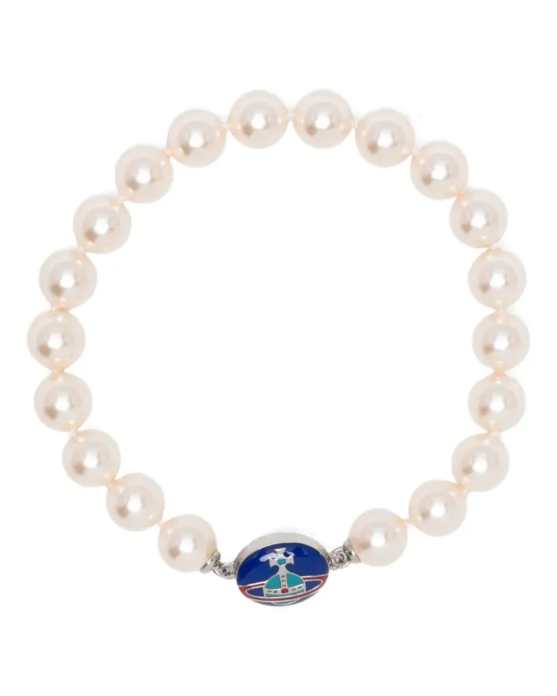 Vivienne Westwood Loelia faux-pearl bracelet - Nude Nude