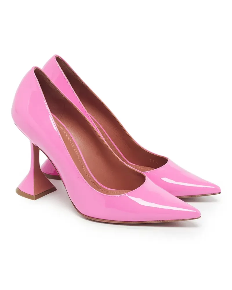 Amina Muaddi Ami Pumps mit spitzer Kappe - Rosa Rosa