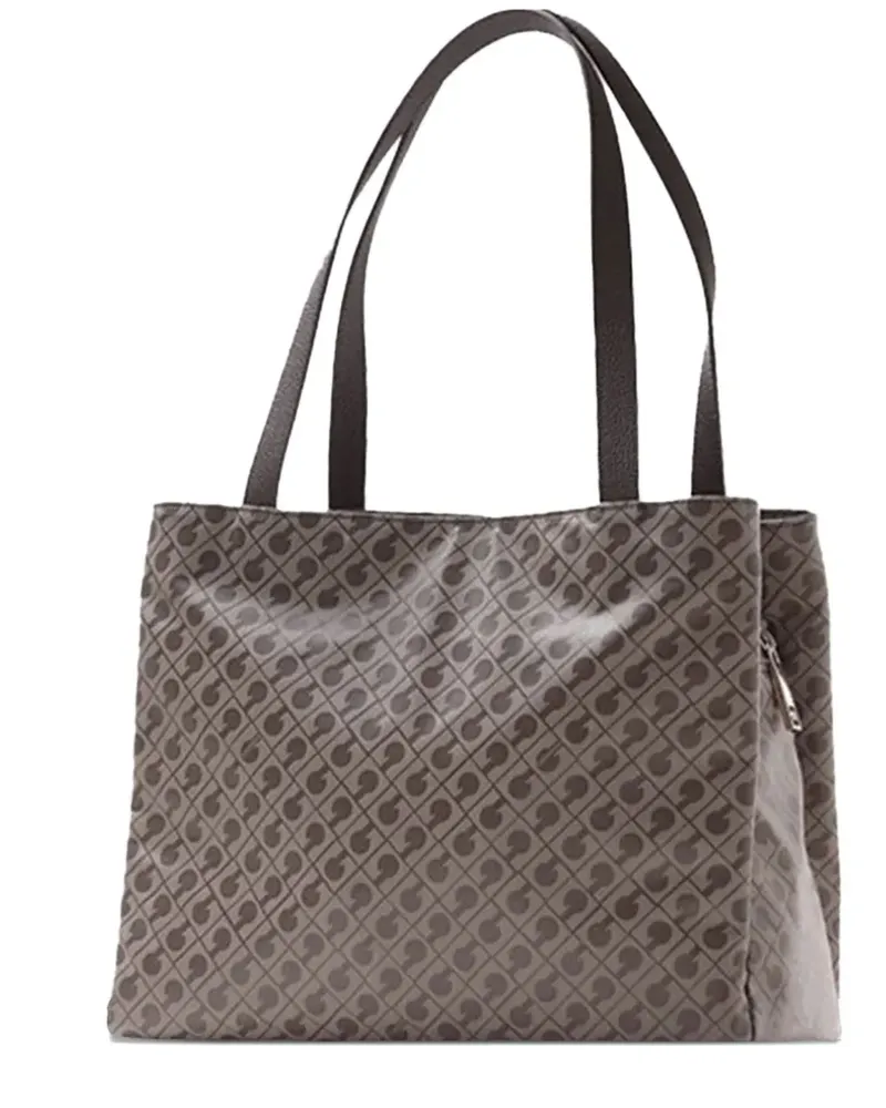 Gherardini Gemusterter Tote Bag - Braun Braun