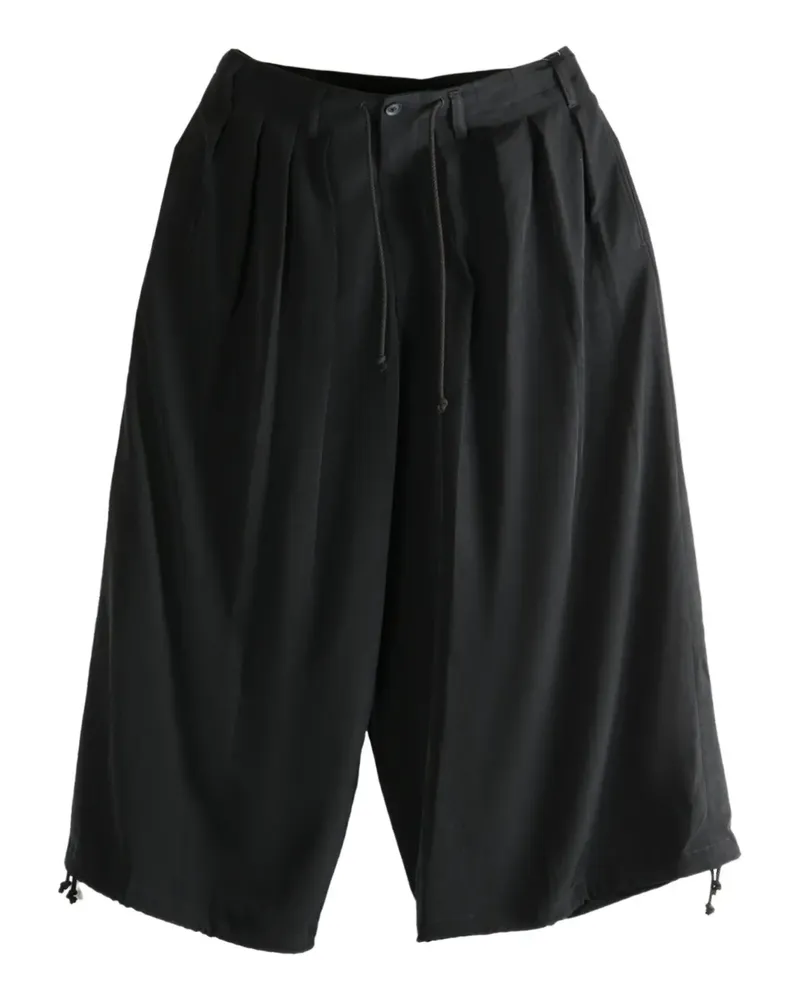 Yohji Yamamoto pleated trousers - Schwarz Schwarz