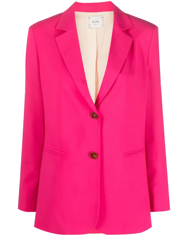 ALYSI Einreihiger Blazer - Rosa Rosa