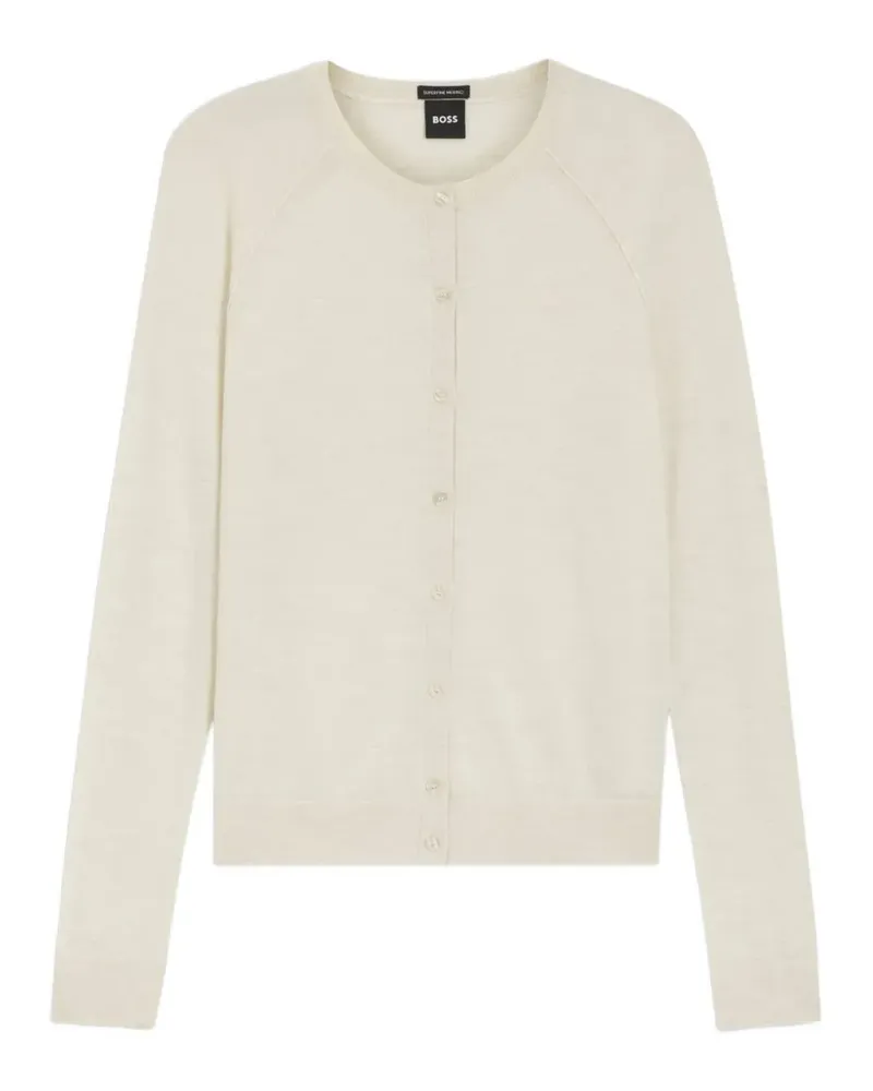 HUGO BOSS Cardigan mit Raglanärmeln - Gold Gold