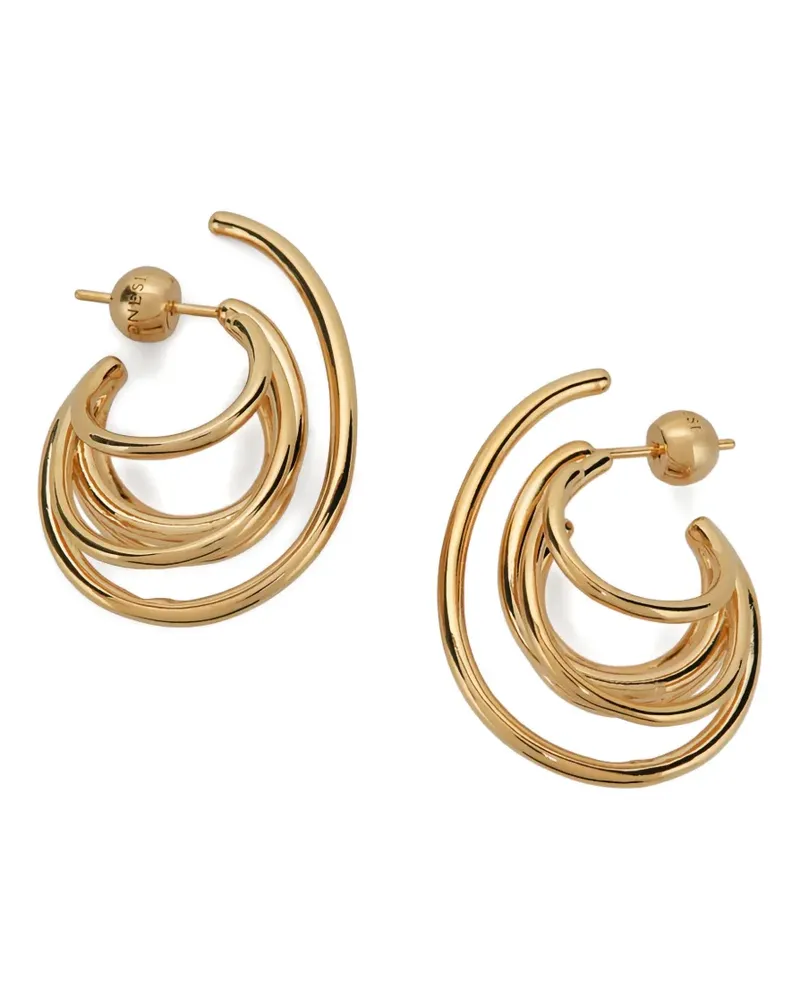 PANCONESI Kleine Orbit Ohrringe - Gold Gold