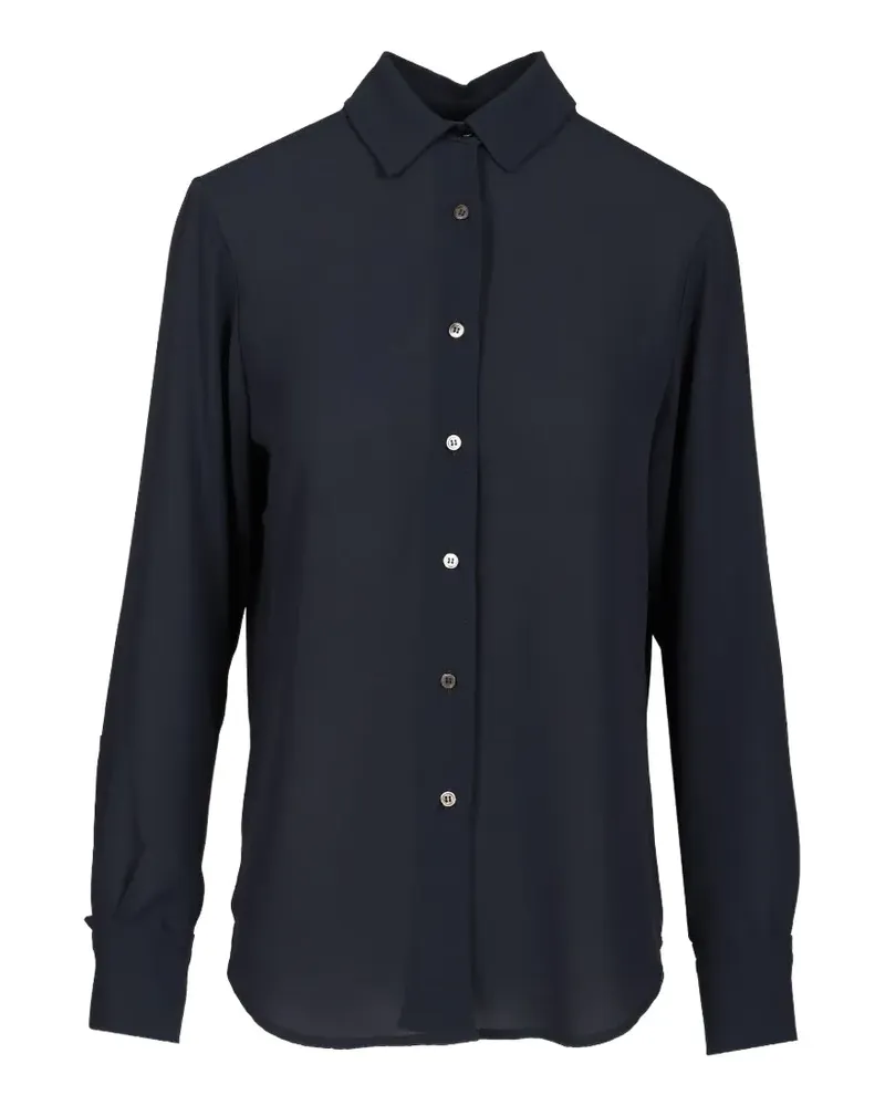 Al Duca D’Aosta 1902 crepe shirt - Blau Blau