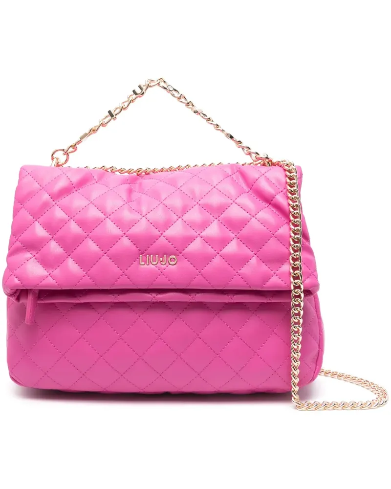 Liu Jo Umhängetasche mit Logo - Rosa Rosa