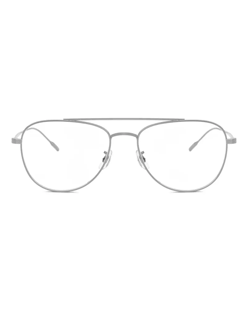 Oliver Peoples Klassische Pilotenbrille - Silber Silber
