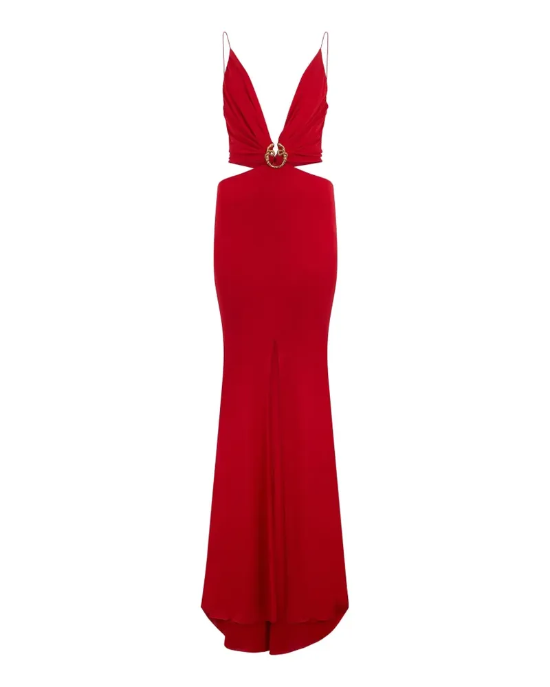 Roberto Cavalli cut-out maxi dress - Rot Rot