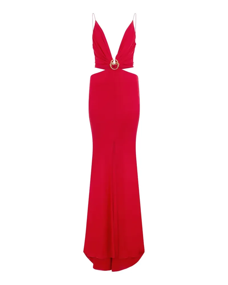 Roberto Cavalli cut-out maxi dress - Rot Rot