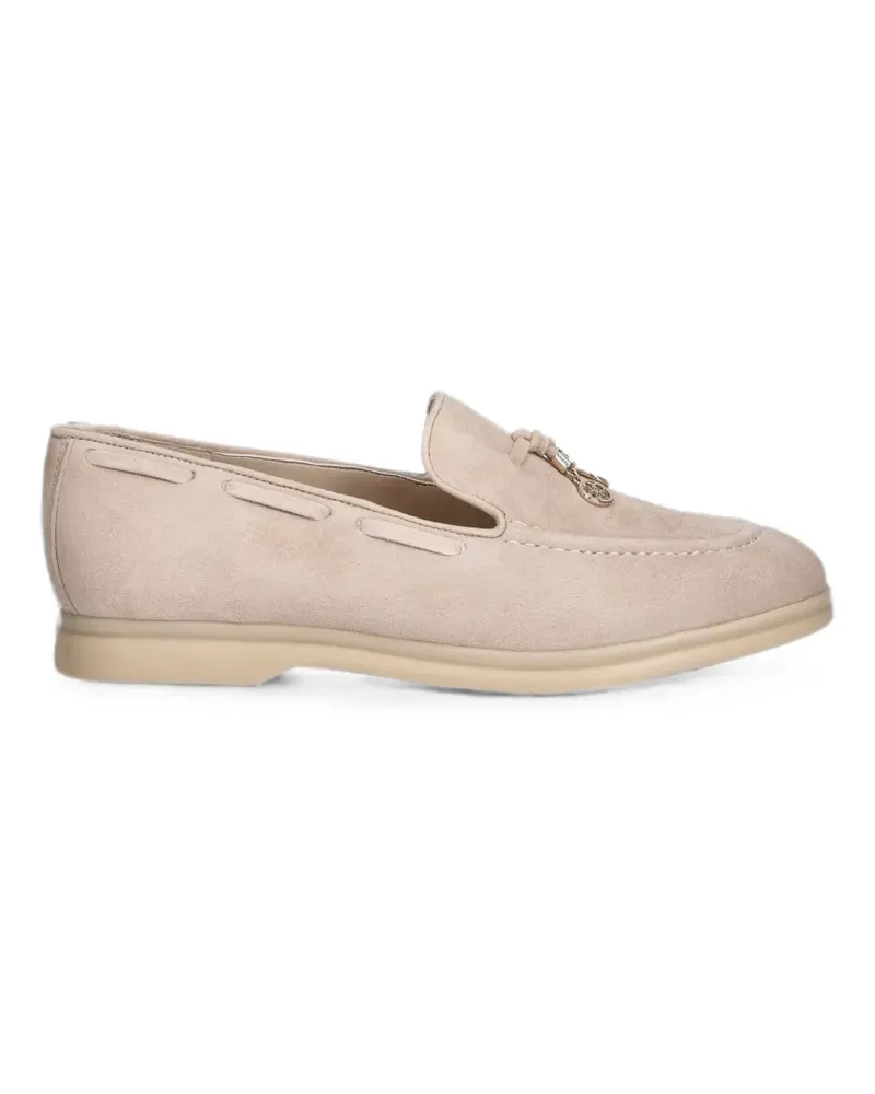 Guess Aryanai Loafer aus Wildleder - Nude Nude